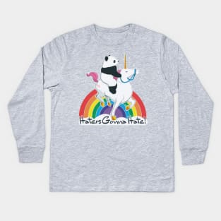 Haters Gonna Hate Kids Long Sleeve T-Shirt